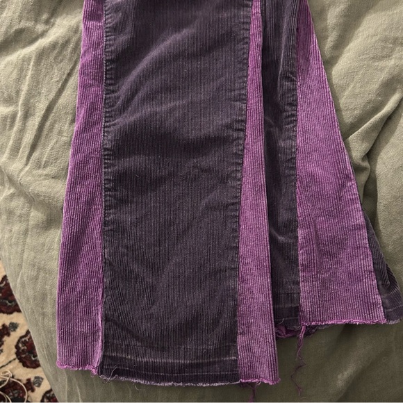 Men's MNMI B428 Purple Corduroy Pants - Picture 6 of 7